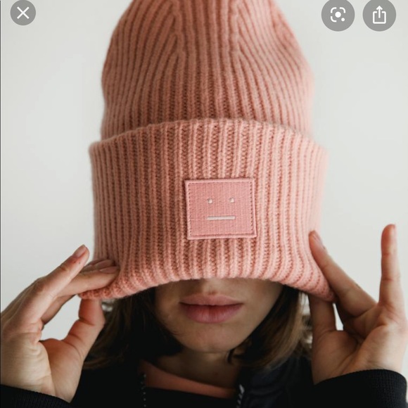 Acne Studio pink hat